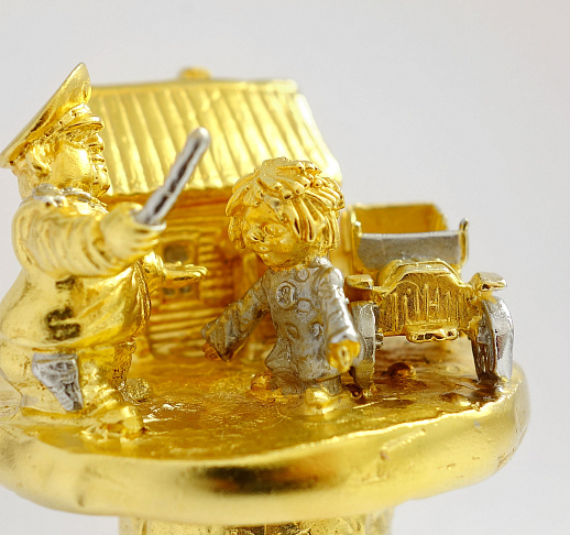 Колокольчик в золоте "Пост ГИБДД" купить с доставкой Колокольчик в золоте "Пост ГИБДД"