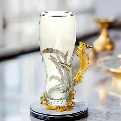 Подарочный пивной бокал "Морской конек"