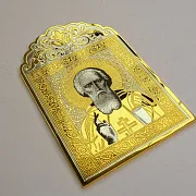 Икона Сергия Радонежского настольная. Златоуст — красивый подарок — фотография 4