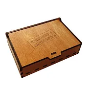 Флешка из дерева «Роза» в подарок — фотография 4
