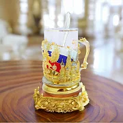 На память: Подстаканник для чая «Российский» — фотография 1