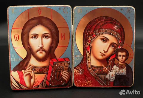 Венчальная пара. Казанская Богоматерь и Спас Вседе — необычный подарок