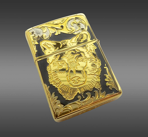 Бензиновая зажигалка Zippo "Волк одиночка"