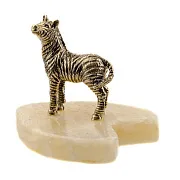 Фигурка «Зебра» на ониксе в подарок — фотография 3