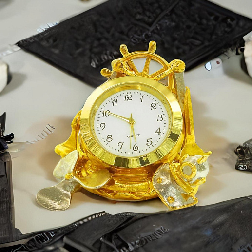 Часы "Морские". Позолоченные купить с доставкой Часы "Морские". Позолоченные