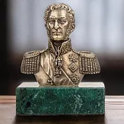 Бронзовый бюст «Багратион П.И.» — оригинальный подарок — фотография 1