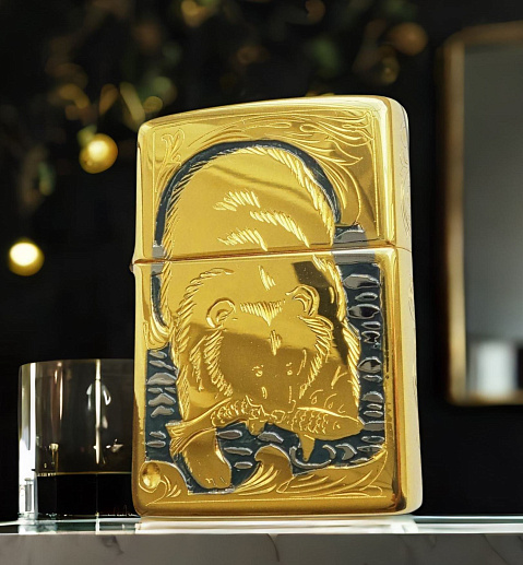 Оригинальная зажигалка Zippo "Медведь" № 2