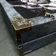 Нарды под стеклом «Стальные зарики» — красивый подарок — фотография 10