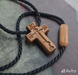 Крестик нательный из дуба