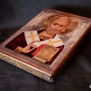 Икона "Святитель Николай" — необычный подарок — фотография 5