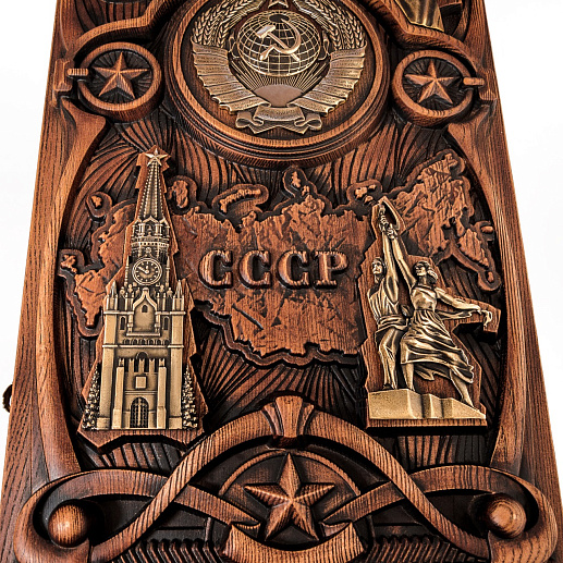 Коллекционные подарочные нарды "СССР" купить с доставкой Коллекционные подарочные нарды "СССР"